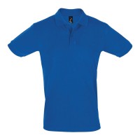 POLO PIQUÉ M/M 3 BOT PERFECT MEN 11346 AZUL REAL �